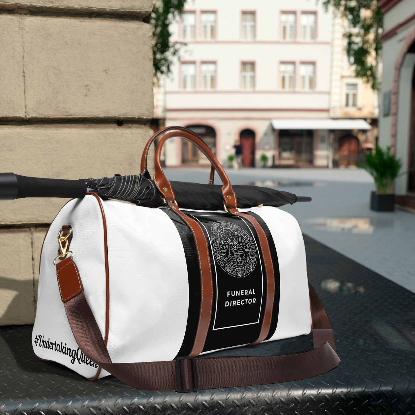 Water Resistant Travel Bag- Brown FD